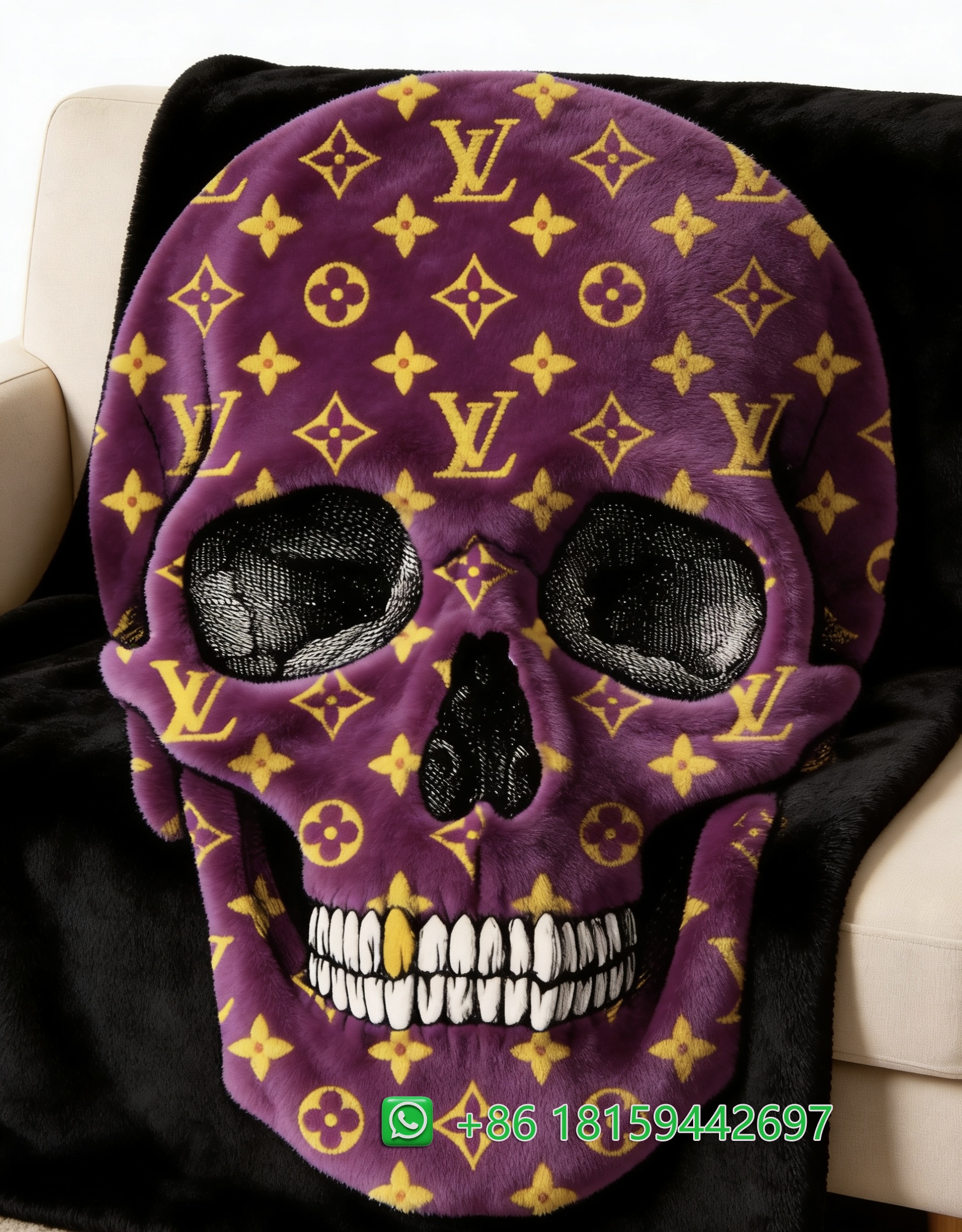 Louis Vuitton Throw Blankets